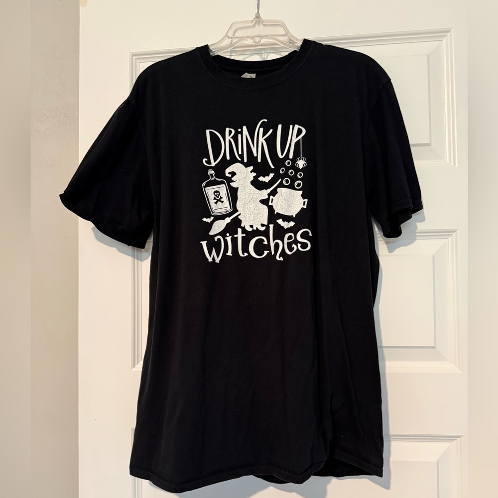 Halloween Black 'Drink Up Witches' T-Shirt
